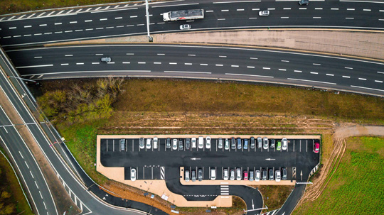 Parking de covoiturage Sanef