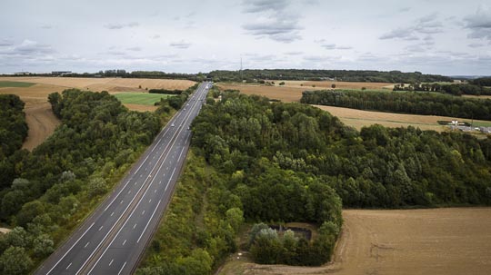 Liaison de l'autoroute A26 avec la RN42